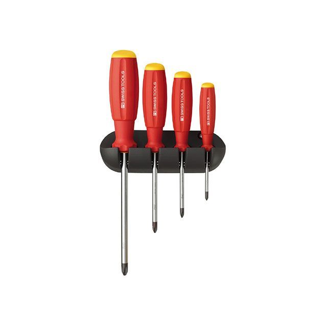 PBSWISSTOOLS 8242 スイスグリップ・ドライバーセット ホルダー付 ・8242 PBスイスツールズ ハンドツール