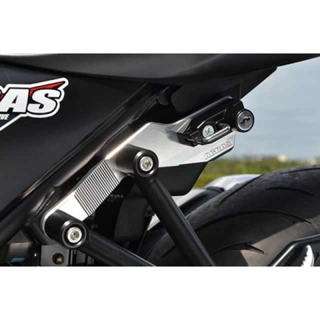 AGRAS ヘルメットホルダー アルミステー シルバー ヘルメットロック メッキ 603-304-000SS アグラス その他外装関連パーツ SV650