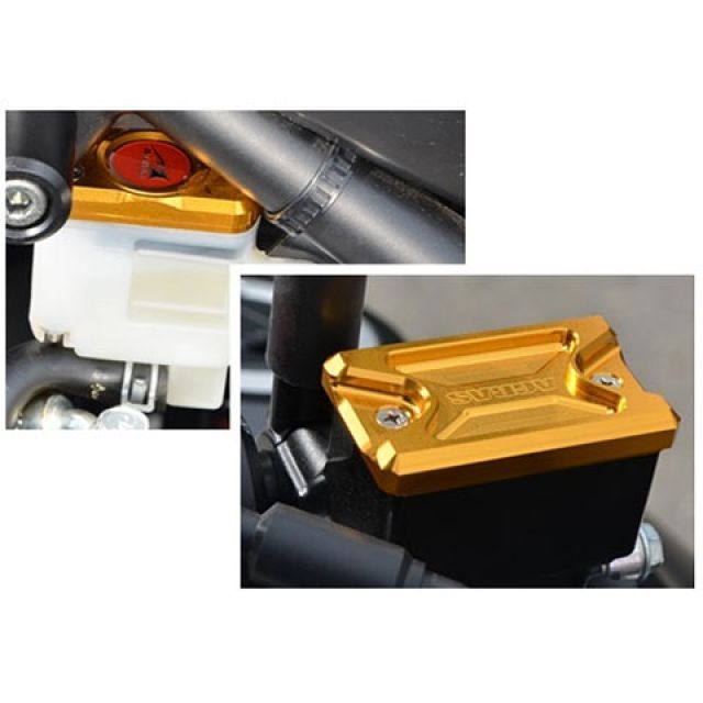 AGRAS マスターシリンダーキャップセット カラー ブラック 325-304-000BK アグラス マスターシリンダー SV650|パークアップ 店