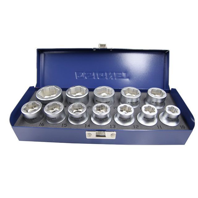 SIGNET 13282 1/2DR ボルトリムーバーソケットセット（12PCS） 13282 製造業者店卸し資産あり シグネット お手々物の具