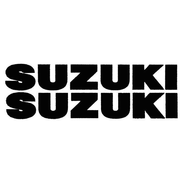 VINTAGE SUZUKI 1975 RM125 『SUZUKI』 タンクデカール（PR） VS070001 ビンテージスズキ ドレスアップ・カバー RM125｜パークアップ 店 6,688円