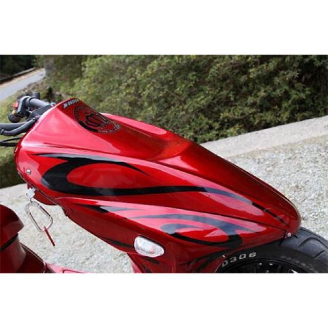 楽天市場】M-DESIGN ライブDIO FRPリアウイング Mデザイン