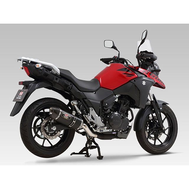 YOSHIMURA Slip-On R-77S サイクロン カーボンエンド EXPORT SPEC 政府認証 SMC 110-130-5W20 メーカー在庫あり ヨシムラ マフラー本体 V-Strom250