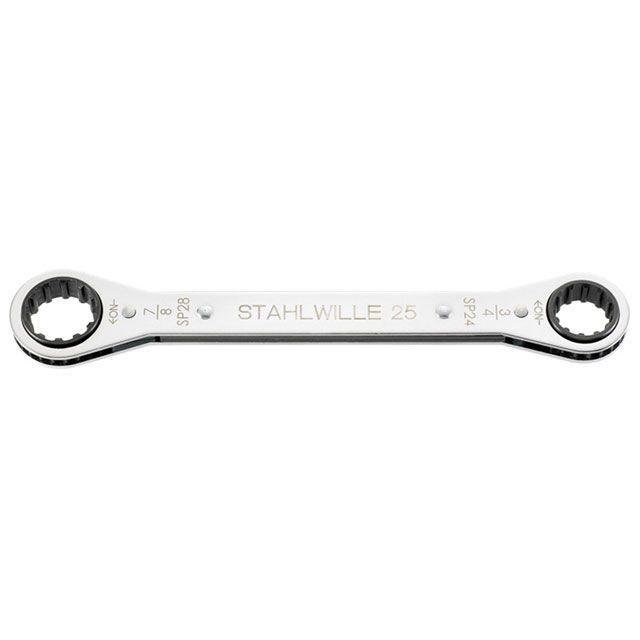 STAHLWILLE 25ASP-12X14 板ラチェットメガネ スプライン（41571214） ・25ASP-12X14 スタビレー ハンドツール