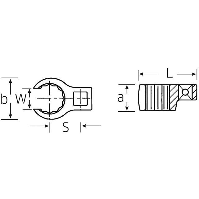 はイメージ スタビレー 440-11 (1/4SQ) クローリングスパナ (01190011