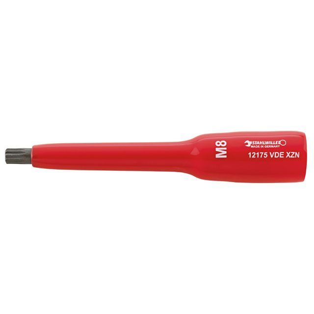 STAHLWILLE 12175VDE-XZNM8 3/8SQ縁切りトライスクエアビットソケット（02370008） ・12175VDE-XZNM8 スタビレー お手々物の具