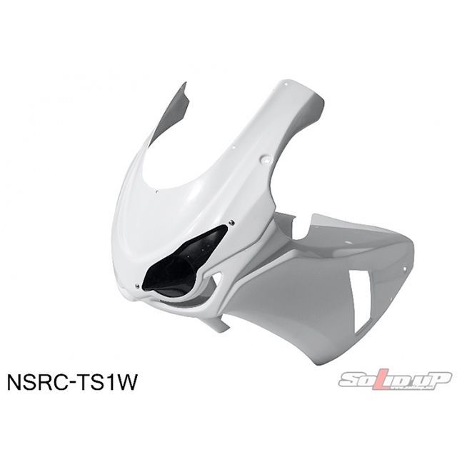 SOLID UP NSR用 08：CBR1000RRレプリカ ストリート/耐久アッパーカウルTYPE-1 カラー 白ゲル NSRC-TS1W ソリッドアップ カウル・エアロ NSR50/80