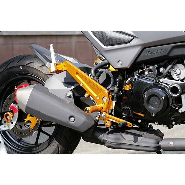 BABYFACE バックステップキット カラー ブラック 002-H034BK ベビーフェイス バックステップ関連パーツ GROM/MSX125