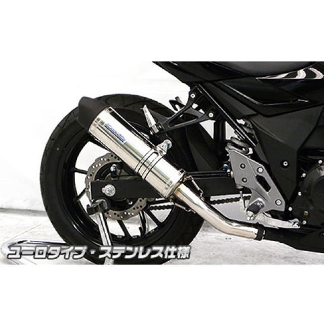 WirusWin GSX250R用 スリップオンマフラー ユーロタイプ サイレンサー ステンレス仕様 ウイルズウィン マフラー本体 GSX250R 33,434円
