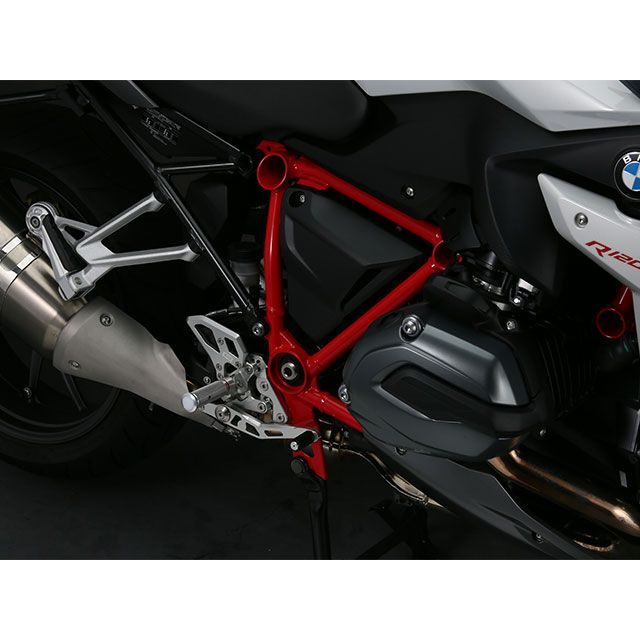 AELLA ライディングステップバーキット：カットタイプ（BMW R1200R/RS） カラー ホワイト サイズ 70mm AE-10088B WT アエラ ステップ R1200R/RS 15,862円