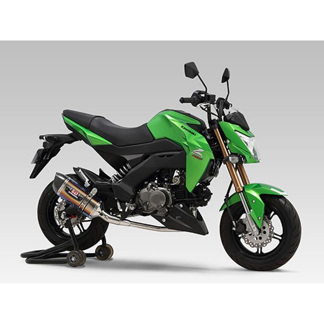 YOSHIMURA 機械曲R-77S サイクロンカーボンエンド EXPORT SPEC 政府認証 STBC 110A-202-5180B メーカー在庫あり ヨシムラ マフラー本体 Z125PRO