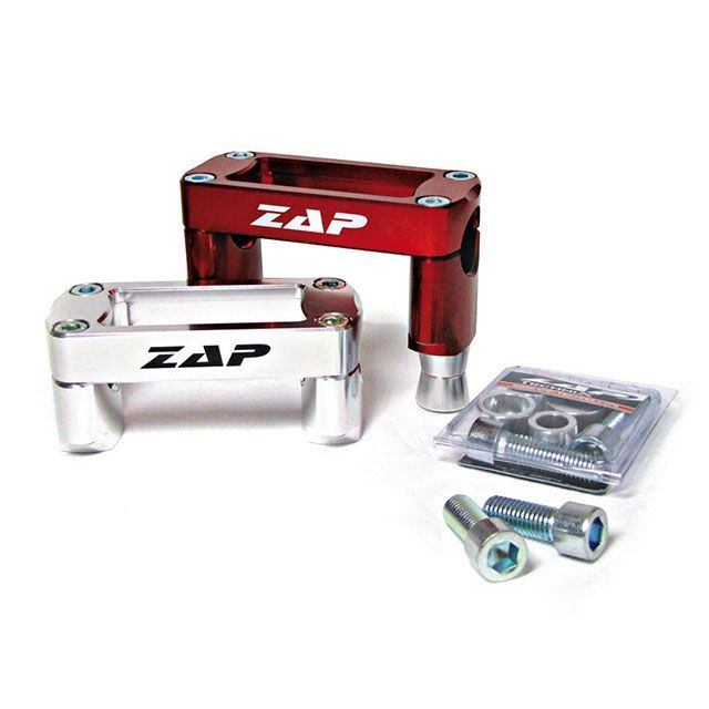 ZAPTECHNIX ZAP TECHNIX T-BONEハンドルクランプキット KAWASAKI KX/KXF SILVER ザップテクニクス ハンドル周辺パーツ KX/KXF