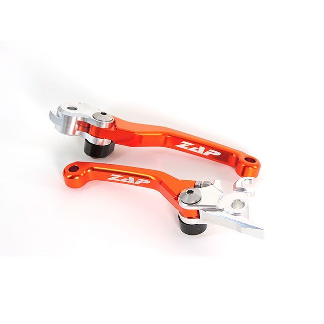 ZAPTECHNIX ZAP TECHNIX COMPETITION LEVER SET BREMBOクラッチ06- BREMBOブレーキ05-13 ORANGE ザップテクニクス レバー 汎用