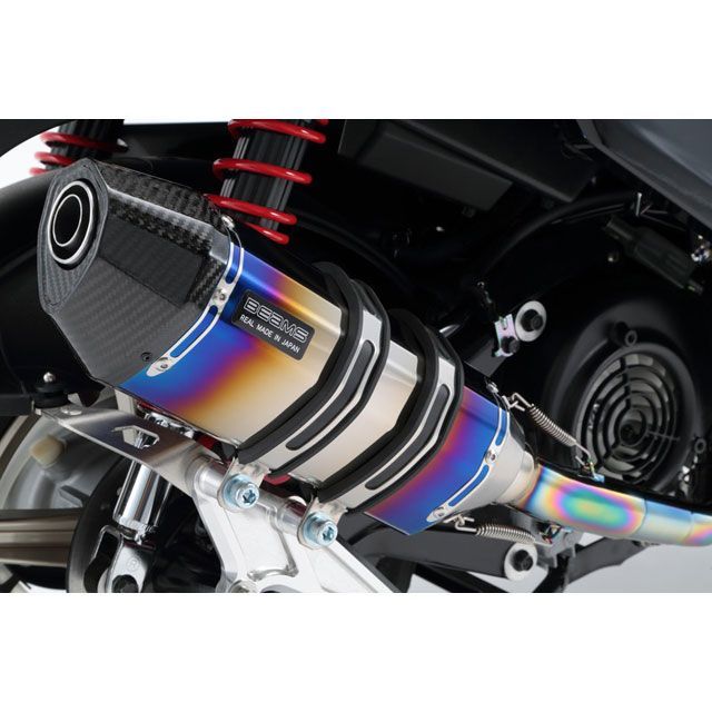 BEAMS CORSA-EVO II マフラー ヒートチタン 政府認証 G220-65-001 ビームス マフラー本体 シグナス X Fi（国内モデル）｜パークアップ 店