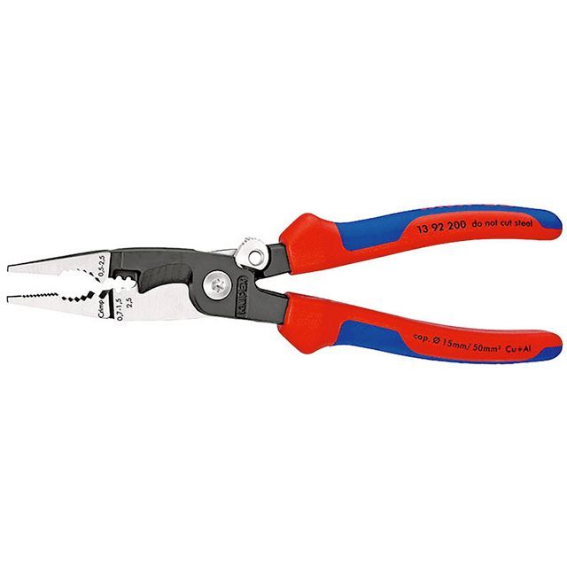 KNIPEX 1392-200 エレクトロプライヤーコンフォート（スプリング付）（SB） ・1392-200 クニペックス ハンドツール 8,933円