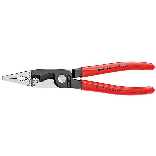 KNIPEX 1381-200 エレクトロプライヤー（SB） ・1381-200 製造業者店卸し資産あり クニペックス お手々物の具