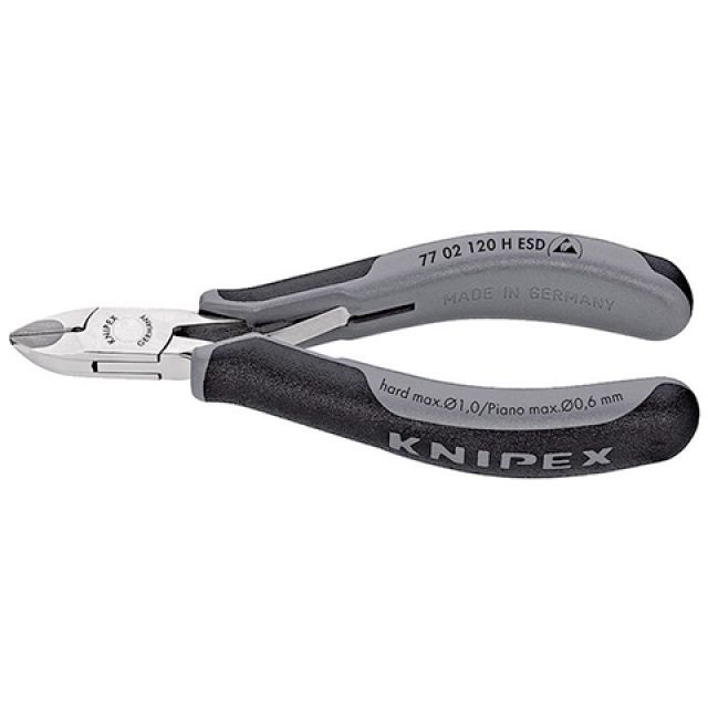 KNIPEX 7702-120HESD 超硬刃エレクトロニクスニッパー ・7702-120HESD クニペックス ハンドツール
