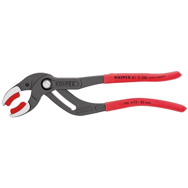 KNIPEX 8111-250 導管ペンチ（プラスチックアゴ付）（SB） ・8111-250 製造業者店卸し資産あり クニペックス お手々物の具