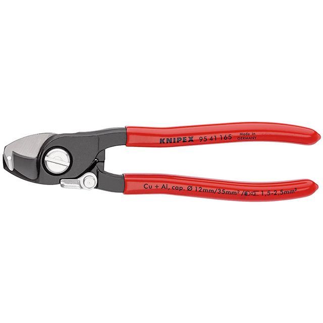 KNIPEX 9541-165 ケーブルカッター（バネ付）ストリップ付 ・9541-165 メーカー在庫あり クニペックス 切削工具