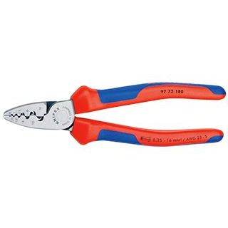 KNIPEX 9772-180 挙げ句の果て捩り用圧着プライヤー ・9772-180 クニペックス お手々物の具