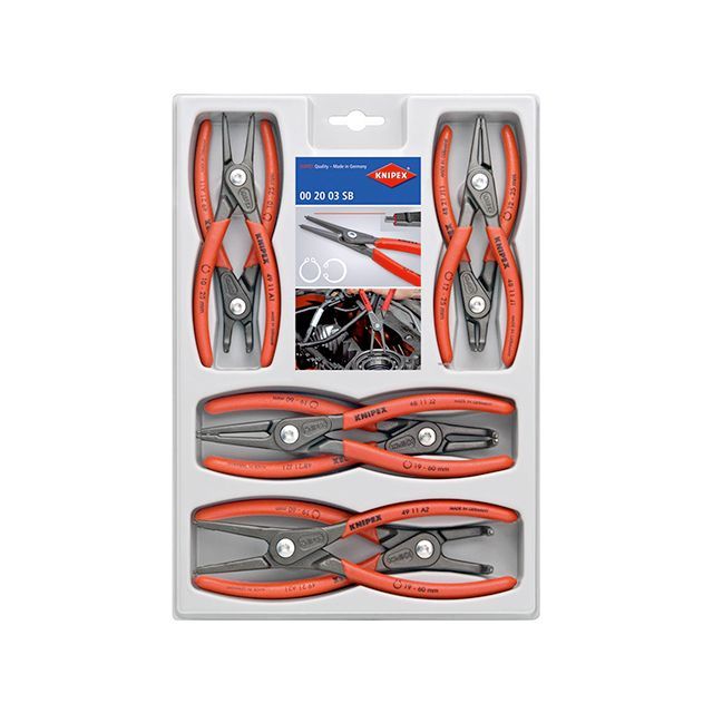 KNIPEX 002004SB 精密スナップリングプライヤーセット（8本組） ・002004SB メーカー在庫あり クニペックス ハンドツール｜パークアップ 店