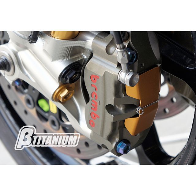 βTITANIUM MT-07 YZF-R25 仕様 エキゾーストスタッドナットキット 