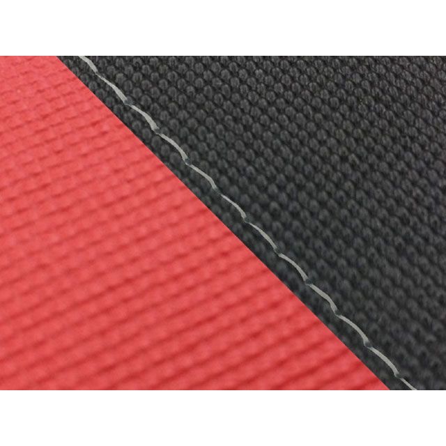 Grondement ダンク（AF74） 国産シートカバー 張替 スベラーヌブラック＆スベラーヌレッド 仕様 透明ステッチ GH5561HC4644S0 グロンドマン シート関連パーツ ダンク