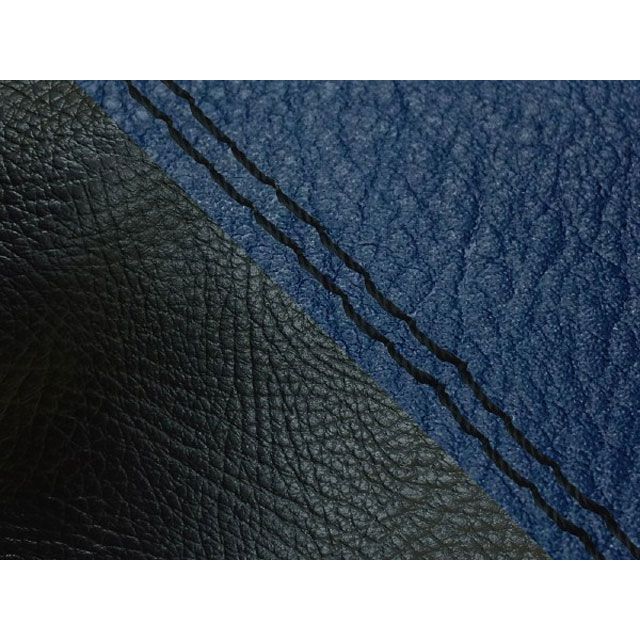 Grondement ダンク（AF74） 国産シートカバー 張替 ネイビー＆黒 仕様 黒ダブルステッチ GH5561HC5337SW10 グロンドマン シート関連パーツ ダンク