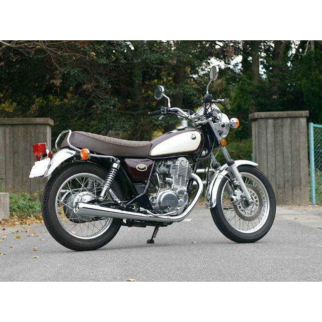 NOJIMA ビンテージメガホン（エンブレム無し） スリップオン（ステンレス/クローム） NMS220SMC ノジマ マフラー本体 SR400