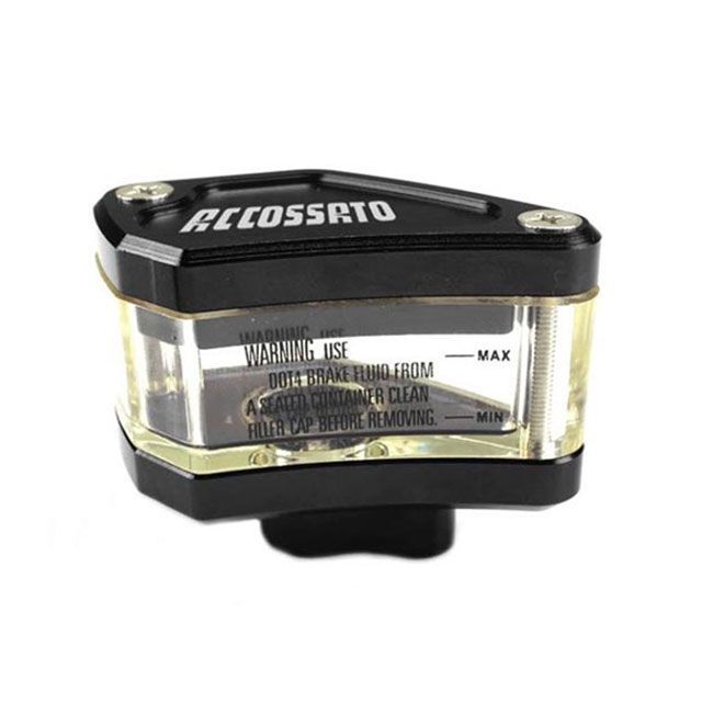 ACCOSSATO フルードタンクFU152 20ml(ブラック) FU152N アコサット ラジエター関連パーツ 汎用|パークアップ 店