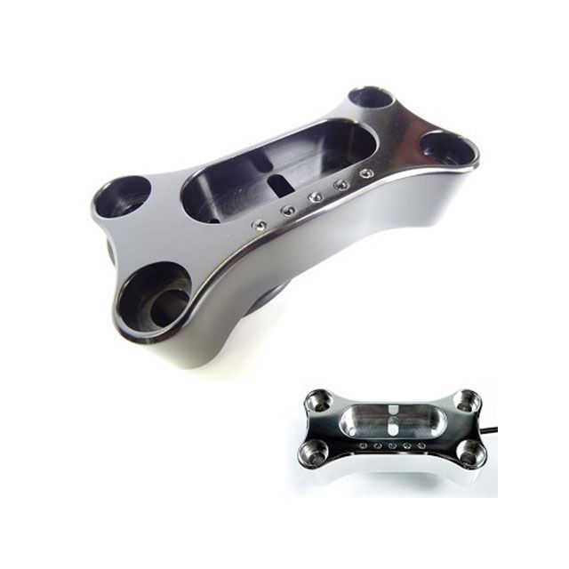 motogadget ハンドルバートップクランプ 22.2mm ポリッシュ MG-3004006 モトガジェット ハンドル周辺パーツ 汎用