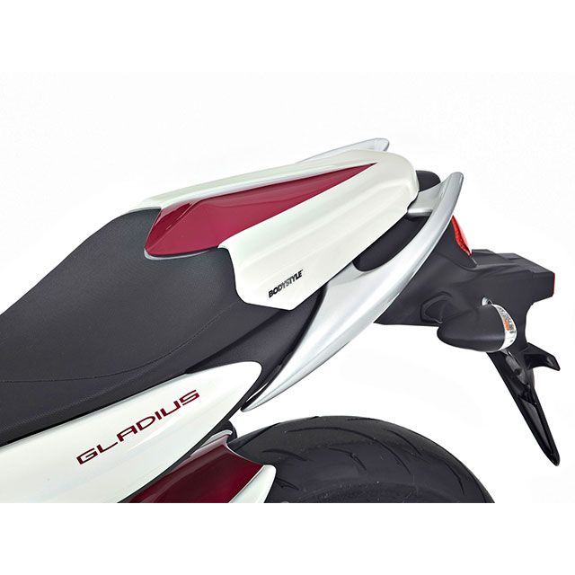 超目玉枠 エントリーで最大p倍 ボディースタイル Style Body ホワイト ブルー 14 15 650 Gladius Suzuki シートカバー グラディウス650 バイク用品