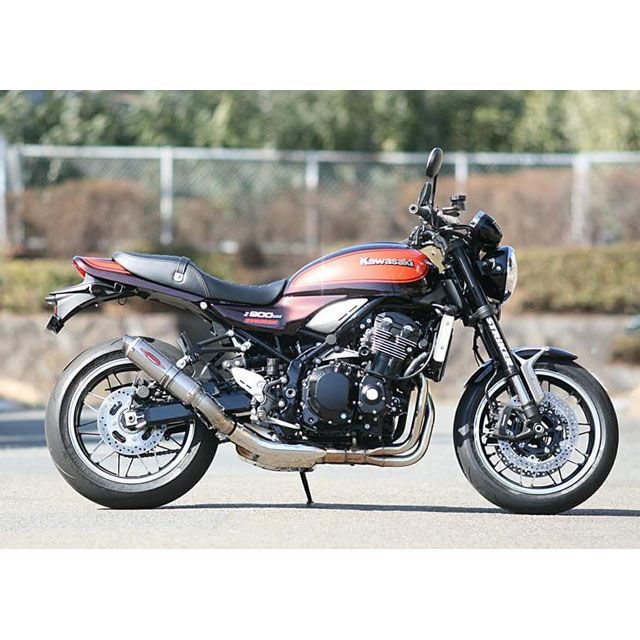 STRIKER STREET CONCEPT スリップオン φ90ショートサイレンサー サイレンサー チタンヒートカラー 931410VJ-H ストライカー マフラー本体 Z900RS