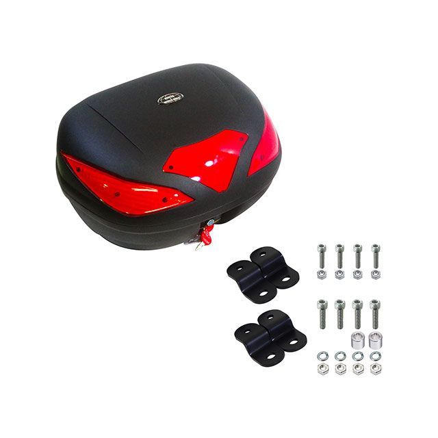 WW Vストローム250用リアキャリア リアボックスセット 容量 43リッター wca-31-hwb43 メーカー在庫あり ワールドウォーク キャリア・サポート Vストローム250