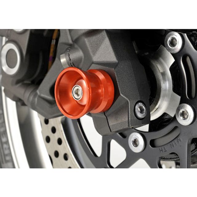 AGRAS フロントアクスルプロテクター ファンネルタイプ 仕様 ジュラコン（R） カラー ブラック 344-400-J0B アグラス その他サスペンションパーツ Z900RS