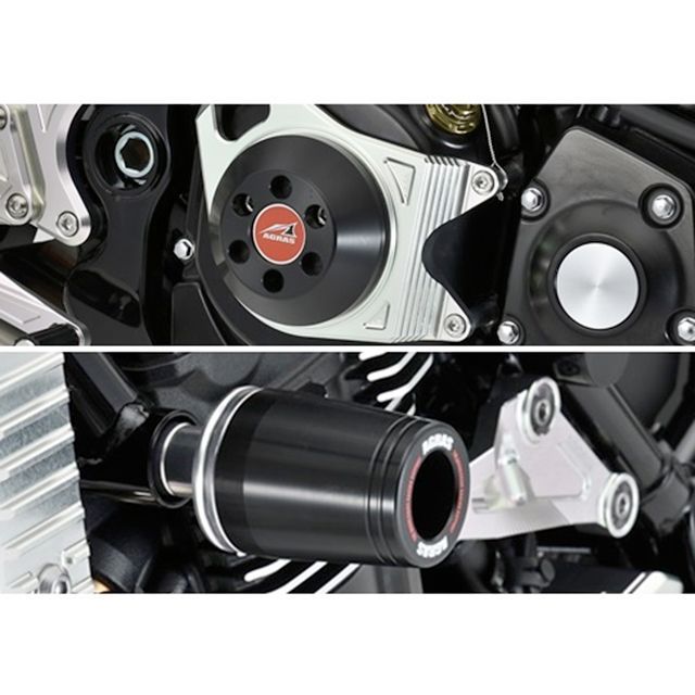AGRAS レーシングスライダー 3点セット フレームφ50＋クラッチA ジュラコンカラー ホワイト タイプ ロゴ有 342-400-006X アグラス スライダー類 Z900RS 26,062円