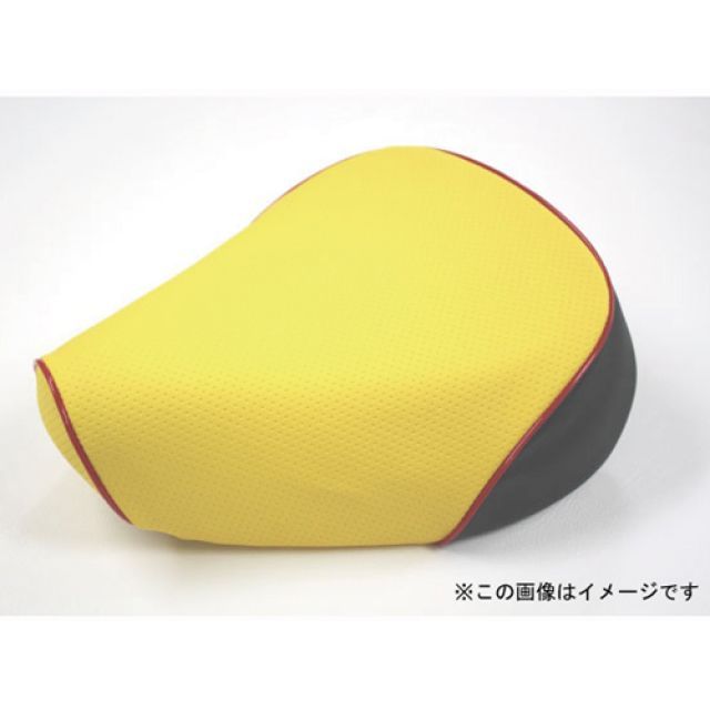 Grondement リード90（HF05） 国産シートカバー エンボスイエロー タイプ 被せ 仕様 赤パイピング GR69HC250P40 グロンドマン シート関連パーツ リード90
