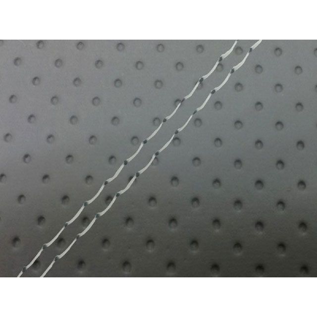 Grondement リード90（HF05） 国産シートカバー フルエンボスグレー タイプ 張替 仕様 透明ダブルステッチ GH69HC410SW0 グロンドマン シート関連パーツ リード90