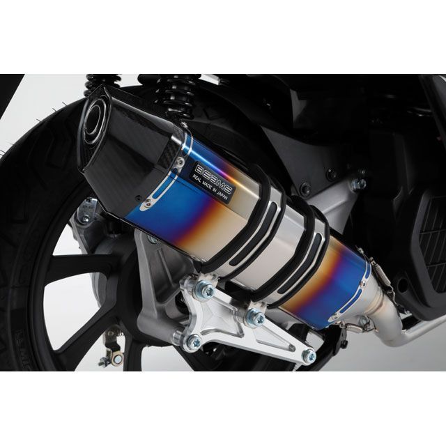BEAMS CORSA-EVO II フルエキゾーストマフラー ヒートチタン 政府認証 G180-65-001 ビームス マフラー本体 PCX150