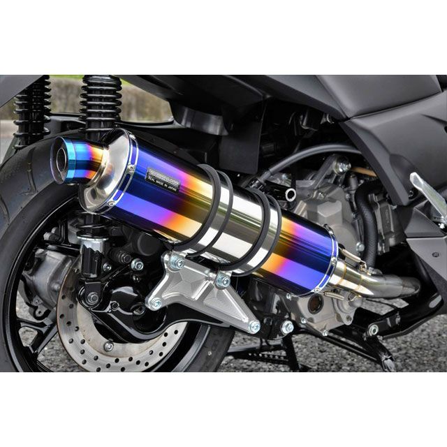 BEAMS R-EVO フルエキゾーストマフラー ヒートチタン 政府認証 G259-53-007 ビームス マフラー本体 X-MAX250