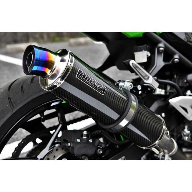 BMS RACING FACTORY R-EVO スリップオンマフラー カーボン 政府認証 G431-53-P2J BMS マフラー本体 NINJA400