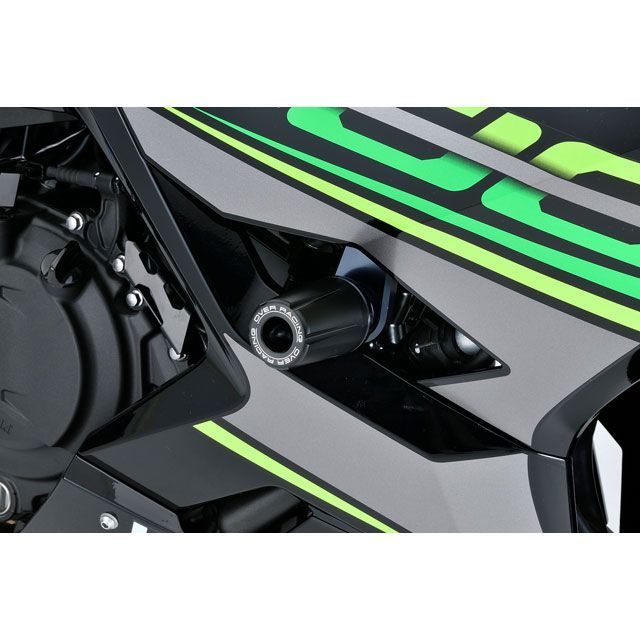 OVER RACING レーシングスライダー（ブラック） ・59-722-01B メーカー在庫あり オーバーレーシング スライダー類 Ninja400｜パークアップ 店
