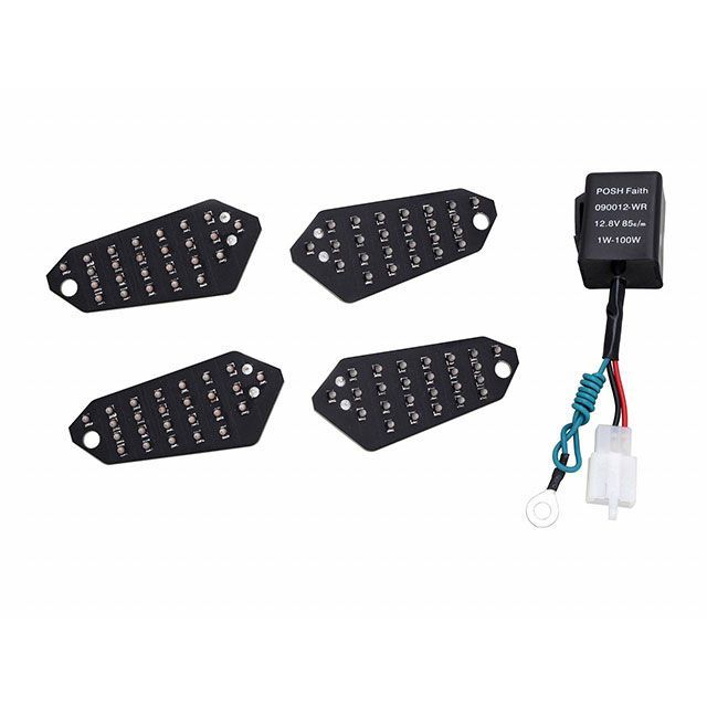 ポッシュ製 ウィンカー 4個セット LEDランプ仕様 ポッシュ製 ウィンカー 4個セット LEDランプ仕様 Amazon