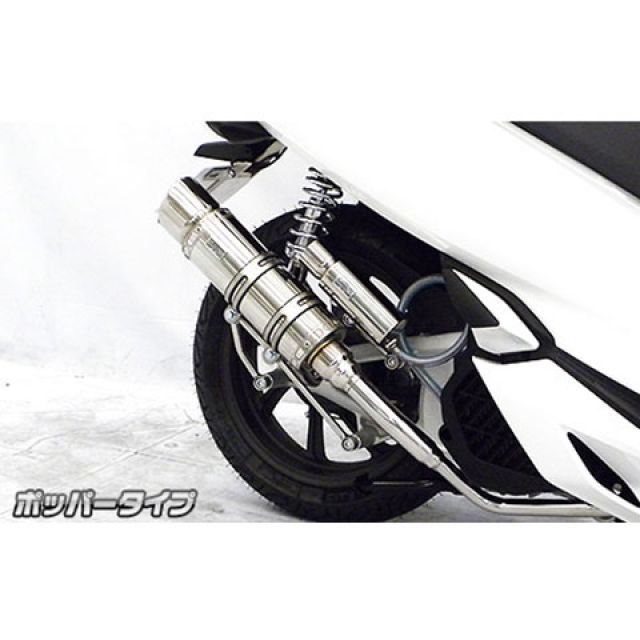 WirusWin PCX（2BJ-JF81）用 ロイヤルマフラー ポッパータイプ オプション オプションD ウイルズウィン マフラー本体 PCX