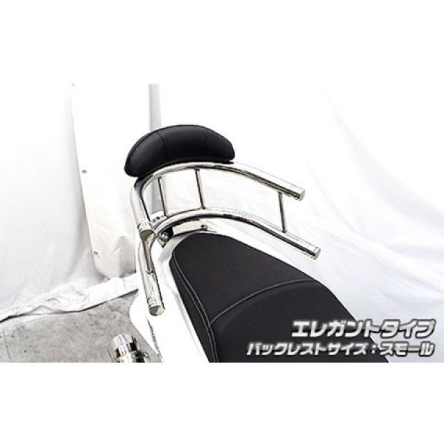 WirusWin PCX（2BJ-JF81）用 バックホールドタンデムバー エレガントタイプ バックレストサイズ スモール ウイルズウィン タンデム用品 PCX｜パークアップ 店