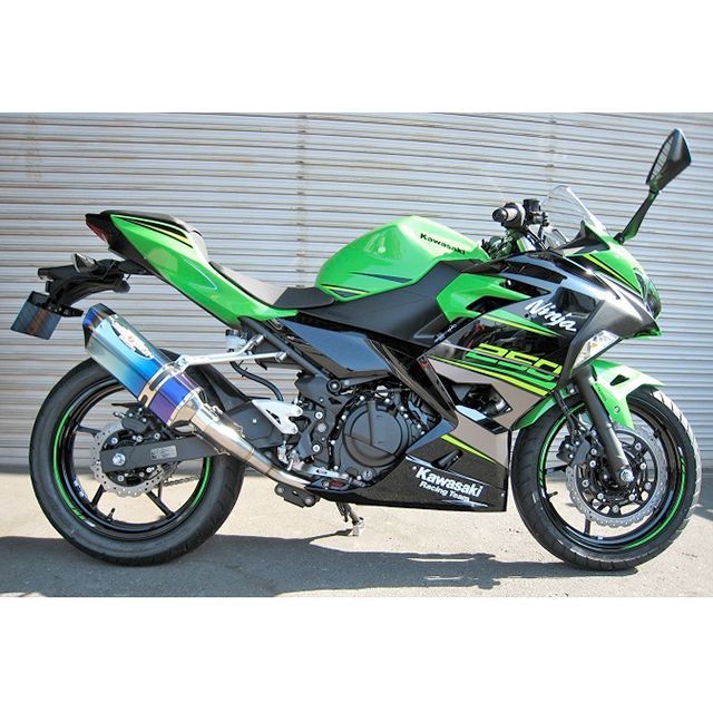 BEET NASSERT-R Evolution Type II チタンレーシングマフラー（ブルーチタン） 1002-B56-BL ビートジャパン マフラー本体 Ninja250｜パークアップ 店