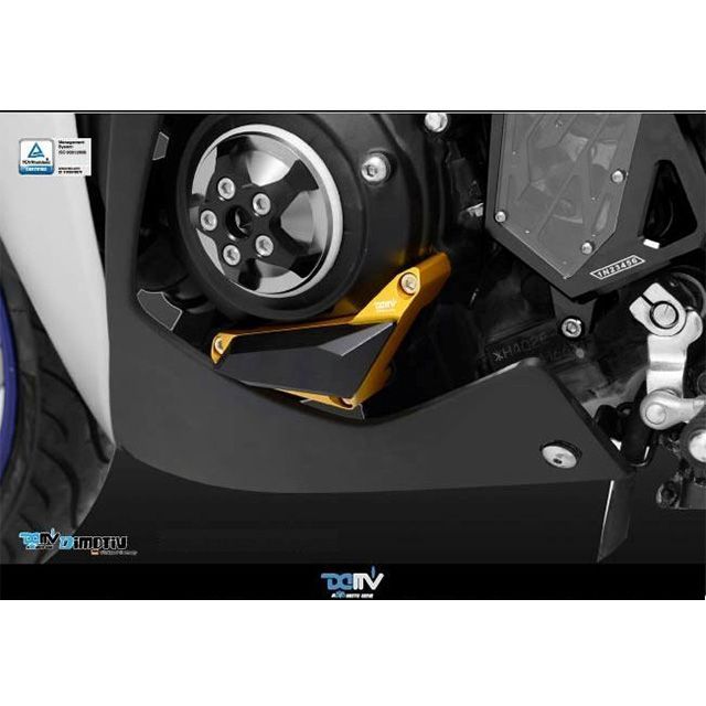 Dimotiv エンジンクラッシュパッド YZF-R3 左 カラー チタン DI-CP-YA-07-L-T ディモーティブ スライダー類 MT-03 YZF-R3