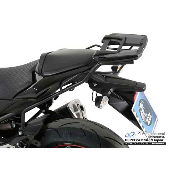 HEPCO＆BECKER トップケースホルダー EasyRack/イージーラック（ブラック） 661-2518-0101 ヘプコ＆ベッカー キャリア・サポート Z800 E Version Z800｜パークアップ 店 35,965円