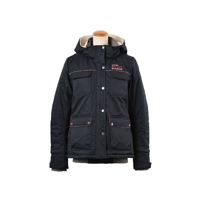 【正規品】RossoStyleLab 2018-2019秋冬モデル ROJ-965 エスニックリボンウィンタージャケット（ネイビー） サイズ レディースS ROJ-965 ロッソスタイルラボ ジャケット バイク