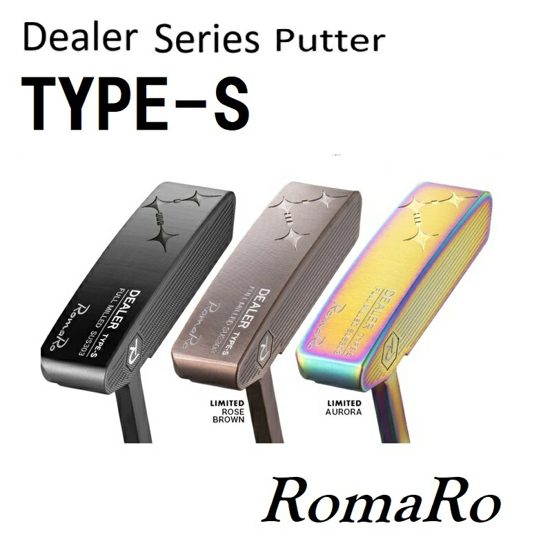 楽天市場】2025 RomaRo ロマロ Dealer TYPE-M PUTTER マレット型